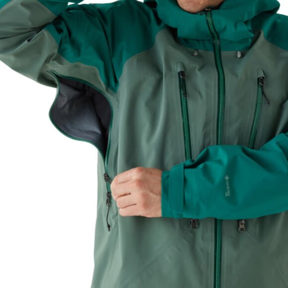 MEC Mountain Equipment Company - Couloir Gore-Tex Pro Jacket–Men’s Large– Green - Picture 1 of 11